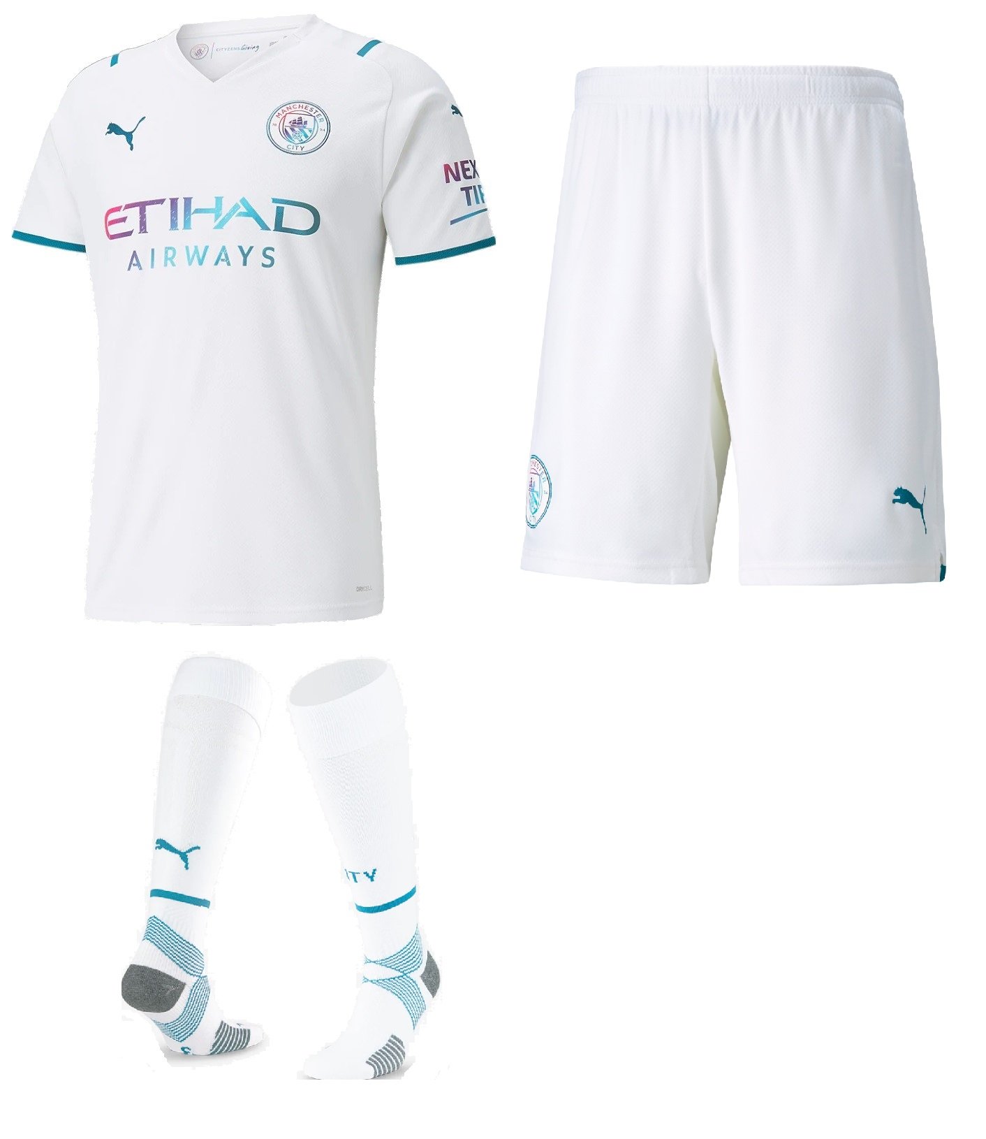 Kit adulto II Manchester City 2021 2022 Puma oficial